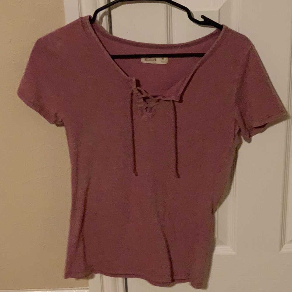 Pink Hollister Shirt